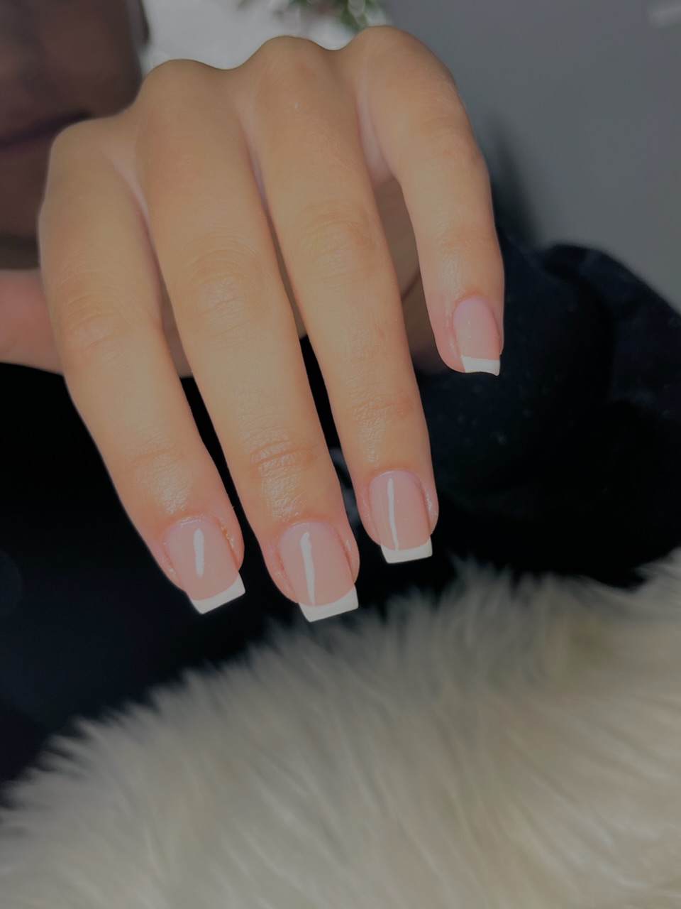 French Tip Builder Gel FULLSET ☁️